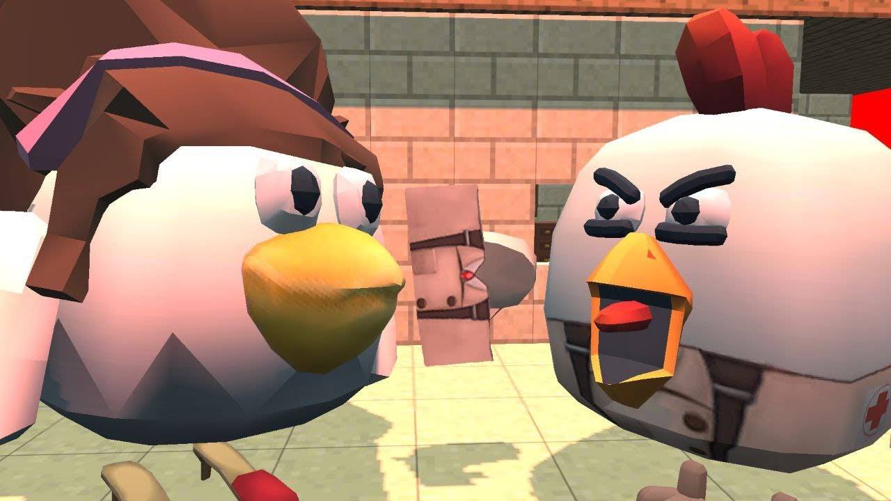 Чикен ган «Дорогой где ты был？» Мем 3д анимация. #chickengun #den19k #чикенган - SOUP4IK19K