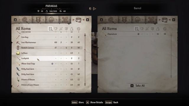 Баг на клонирование предметов в The Elder Scrolls IV Oblivion Remastered смотреть онлайн