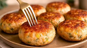 Самые сочные куриные котлеты, которые вы когда-либо приготовите.