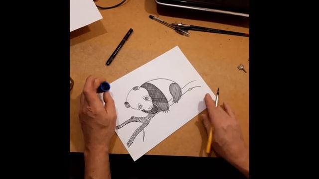 Туш як художній матеріал, робота тушшю смотреть онлайн