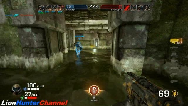 Quake Champions - КОМАНДНЫЙ БОЙ - AWOKEN [DOOM SLAYER] смотреть онлайн