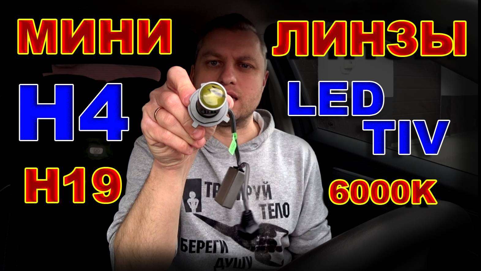 Мини Линзы Н4 LED TIV 6000K смотреть онлайн