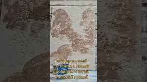 Как красить карту мира #декоративнаяштукатурка #карта