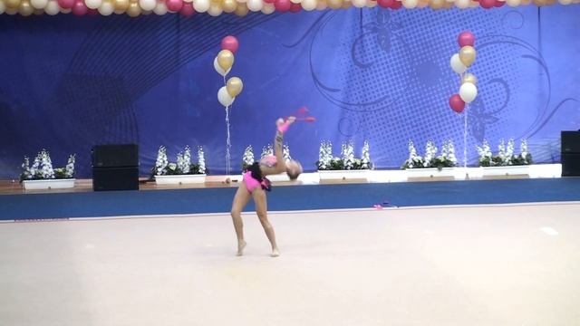 Журавлёва Анастасия, булавы. ЧР 2015, Пенза 17.04