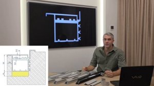 Профиль для скрытых дверей Алюминиевый профиль для ск