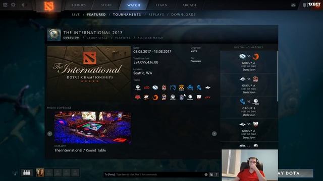 Папич комментирует  International 2017  Empire Vs EG (полная запись)