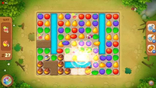 1697 Gardenscapes Hard Level  Прохождение Игры
