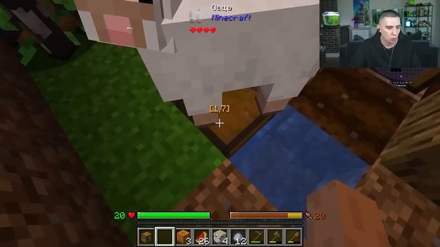 Глент Играет В Один Блок Майнкрафт ! смотреть онлайн
