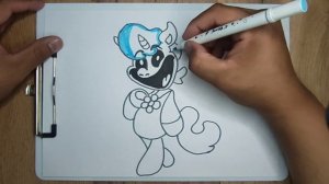 Рисуем Хитророга из Poppy Playtime / Crafty Corn