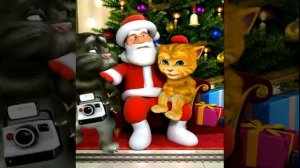 Проказник Кот Рыжик и Дед Мороз