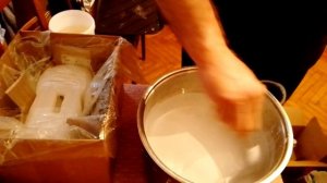 Мраморная заливка гипсовой фигуры.