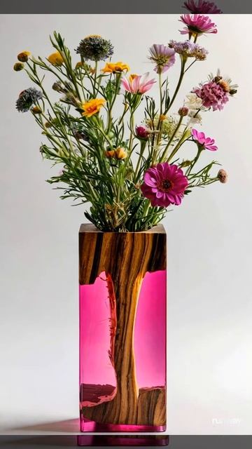 Фантастическая ваза из эпоксидной смолы. #эпоксиднаяс смотреть онлайн