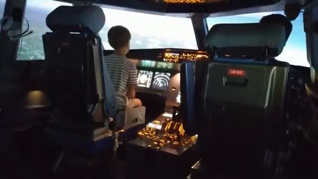 Полёт на авиатренажере AIRBUS A320, Sim Dream, 08.08.2021 г.. часть 1.