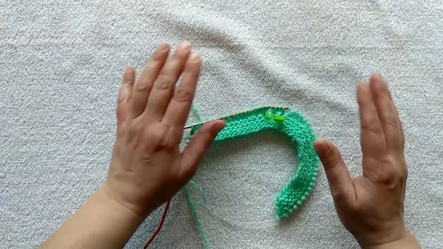 Следочки на двух спицах смотреть онлайн