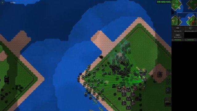 Столкновение 1 vs 2! | RTS Rusted Warfare