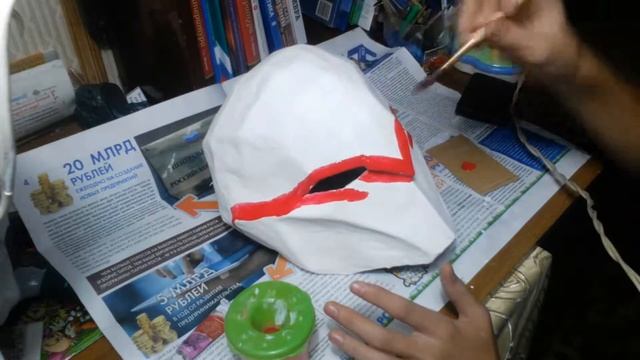 Как сделать шлем Лунного Рыцаря. Часть 3 - Покраска смотреть онлайн