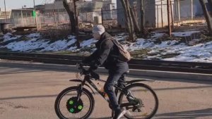 Smart Eco Koleso - мотор колесо для велосипеда. Видео отзыв из Москвы. Электровелосипед за 5 минут!