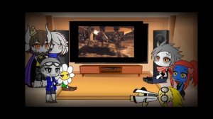 реакция андертейл на песню Космодесанта/ warhammer