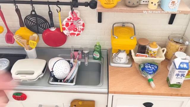 Best of Miniature Cooking Compilation Mini kitchen set Re-ment collection смотреть онлайн