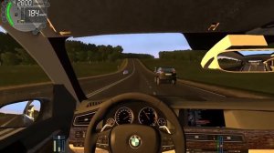 Вечерные покатушки на BMW в City Car Driving