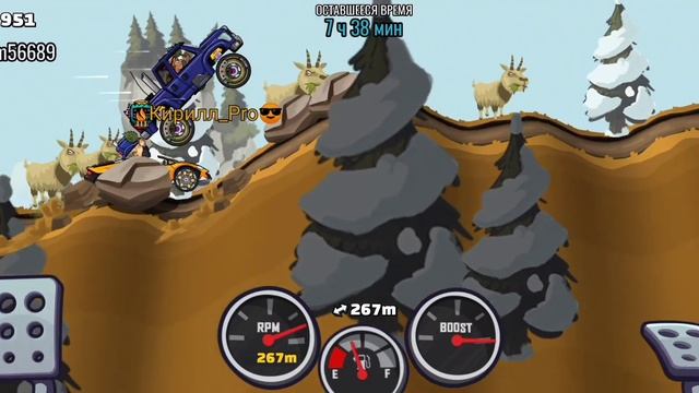 Играю событие клана "Жжённая резина" #20 | КиркаTNT, Hill Climb Racing 2 смотреть онлайн