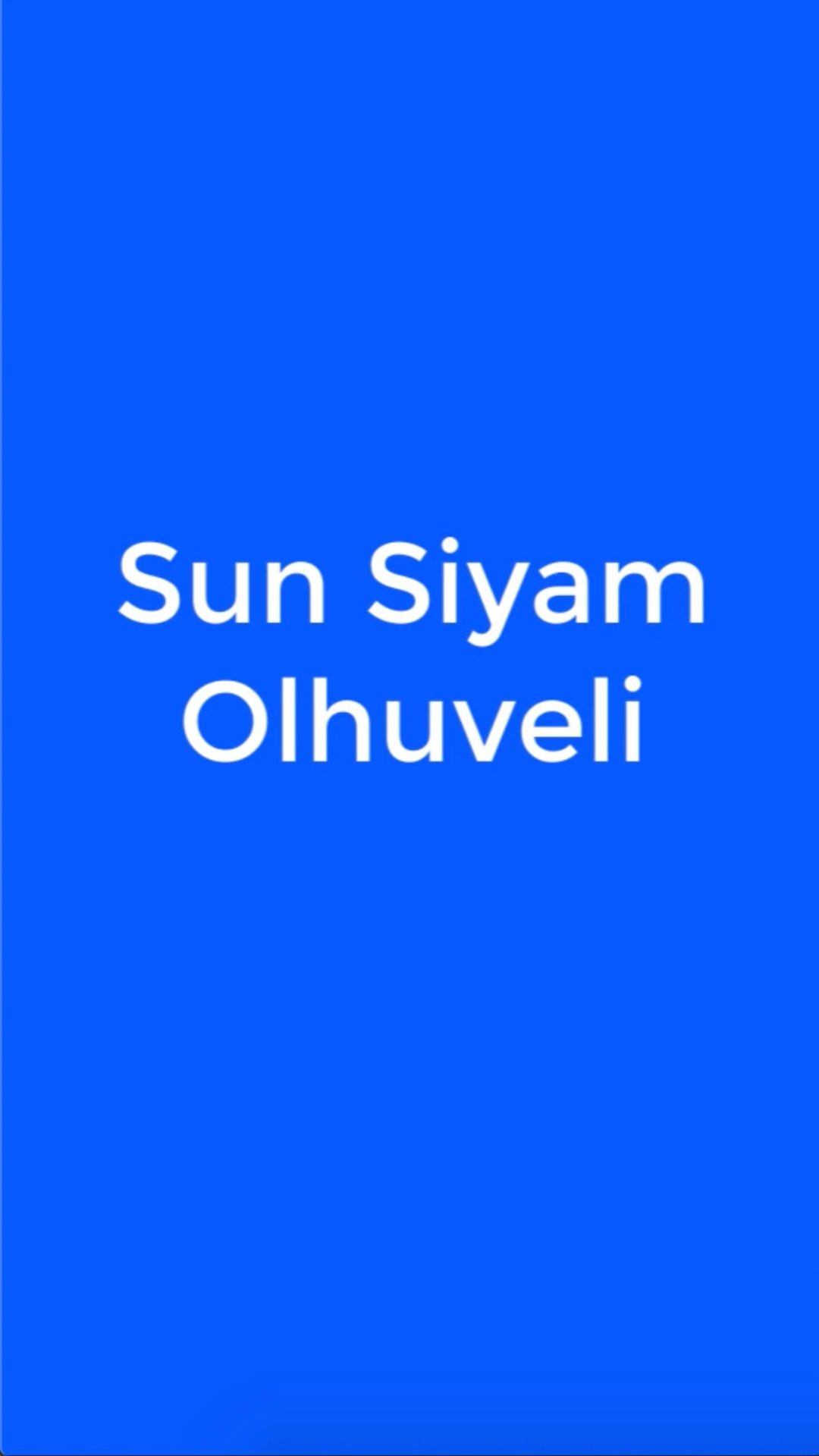 Sun Syiam Olhuveli 5* (Южный Мале, Мальдивы) смотреть онлайн