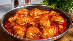 НЕ МОГУ НЕ поделиться этим РЕЦЕПТОМ! Вкусные куриные ножки в обалденном соусе на сковороде!