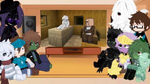 Реакция школы монстров на "Майнкрафт для нубов - 11" °•Ga