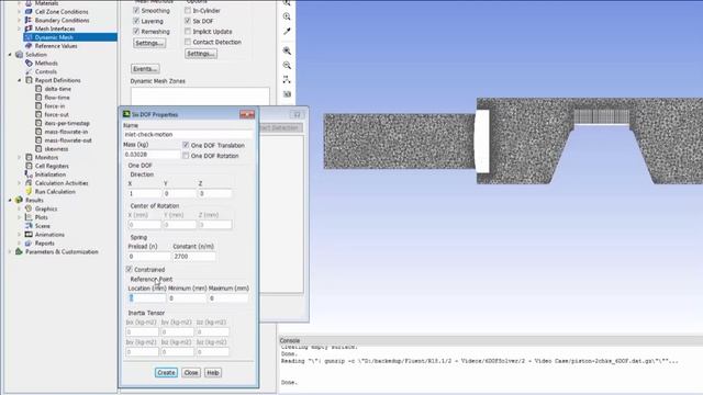 Ansys Fluent моделирование с шестью степенями свободы смотреть онлайн