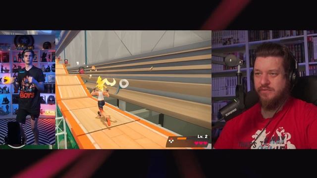 Реакция на УНИЧТОЖЕНИЕ КЬЮБАЙТА в Ring Fit Adventure смотреть онлайн