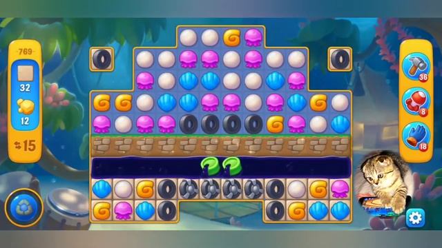 Fishdom 2022, No Boosters,  769   Level  -  прохождение без бустеров,  769  уровень.