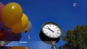 Рекламная заставка (Первый Канал Июнь лето утро журавель и шарики)