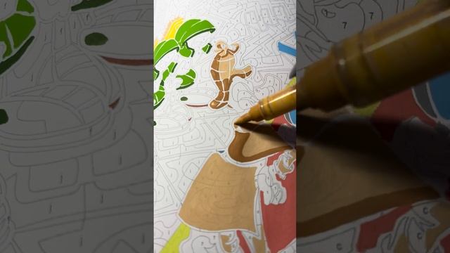 👑 Марвин на троне! Disney & Looney Tunes | Раскраска по номерам ? смотреть онлайн