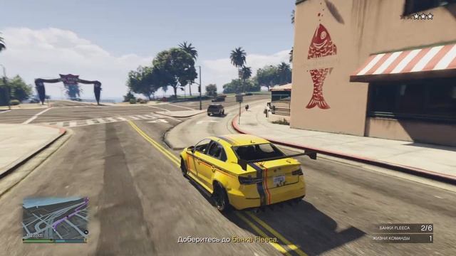Grand Theft Auto V Online Грабим 6 банков в одиночку смотреть онлайн