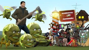 Новый босс-лесоруб и семья лин ган мелон против всех созданий тревора хендерсона