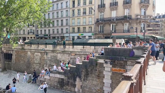 Восхитительная прогулка, по улицам Латинский квартал, Центр города, Марэ, Париж! смотреть онлайн