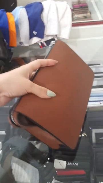 Барсетка Calvin Klein (коричневая)_2 смотреть онлайн