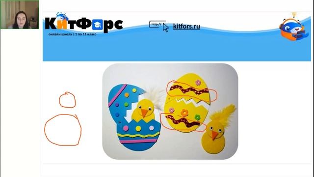 Поделка к Пасхе на уроке технологии. 2 класс в "КитФорс" смотреть онлайн