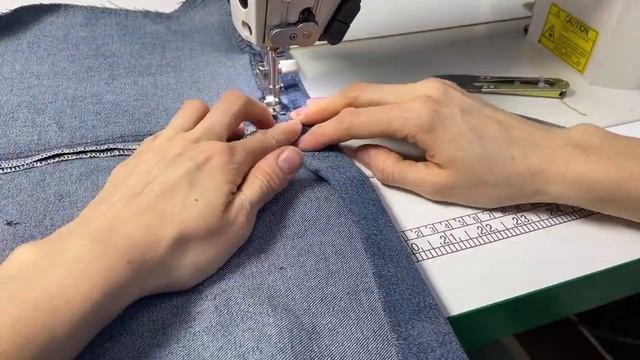 Шоппер из старых джинс