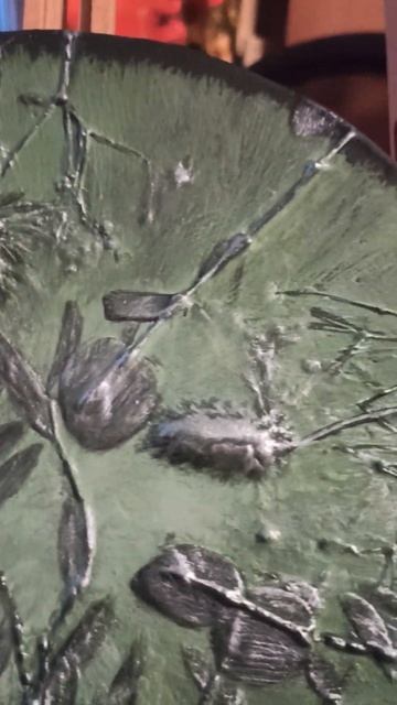 Гипс. цветочный барельеф #irinaviw #viahudojnic смотреть онлайн