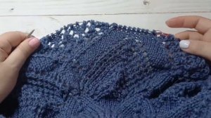 Пончо спицами. Часть 5.