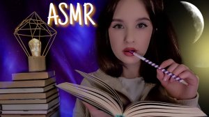 АСМР Ролевая Игра БИБЛИОТЕКА шепот звуки карандаша и книг Шелест, Постукивания ногтями Таппинг