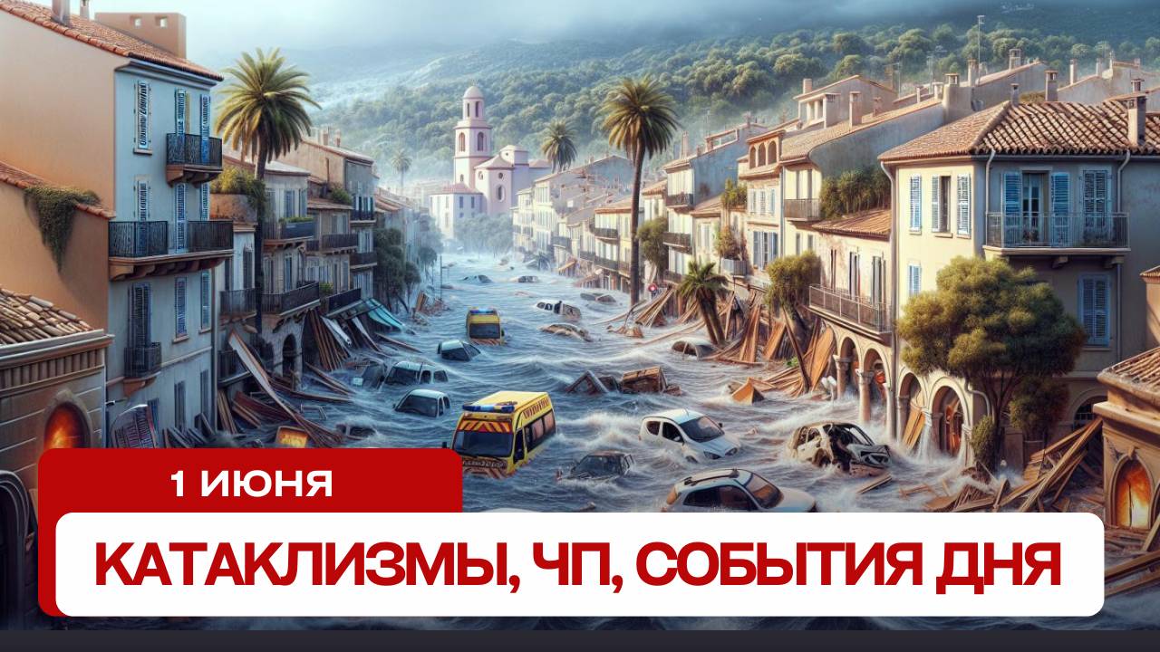 Катаклизмы за день 01.06.2025. Новости, ЧП, события дня смотреть онлайн