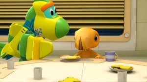 Команда Дино 10 серия Диморфодон с большой головой Мультфильм для детей