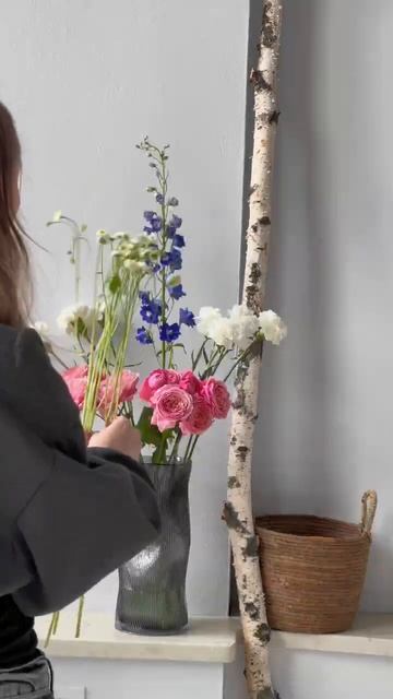Эстетик букет для твоего интерьера в марте🩶 #интерье? смотреть онлайн