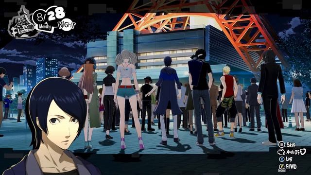 Persona 5 Strikers. #81. 8/28. Тюрьма в парке Сиба. Тропа Бездны