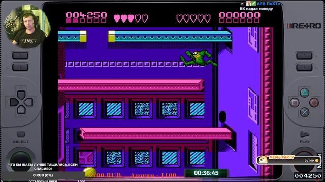 Battletoads(Nes)Челлендж на 2 ундециллиона рублей треним до п? смотреть онлайн