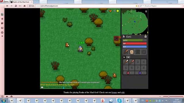 я и мой друг в Realm Of The Mad God №1 (начало начал)