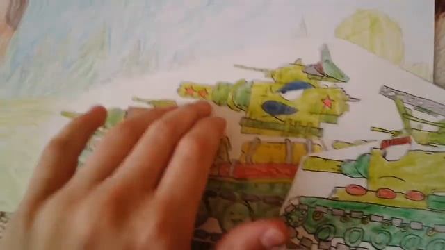 КВ-6 в опасности?? мультики про нарисованные танки смотреть онлайн