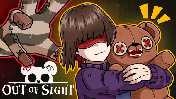 ХОРРОР ИГРА ГЛАЗАМИ ПЛЮШЕВОГО МЕДВЕДЯ! (Out of sight)